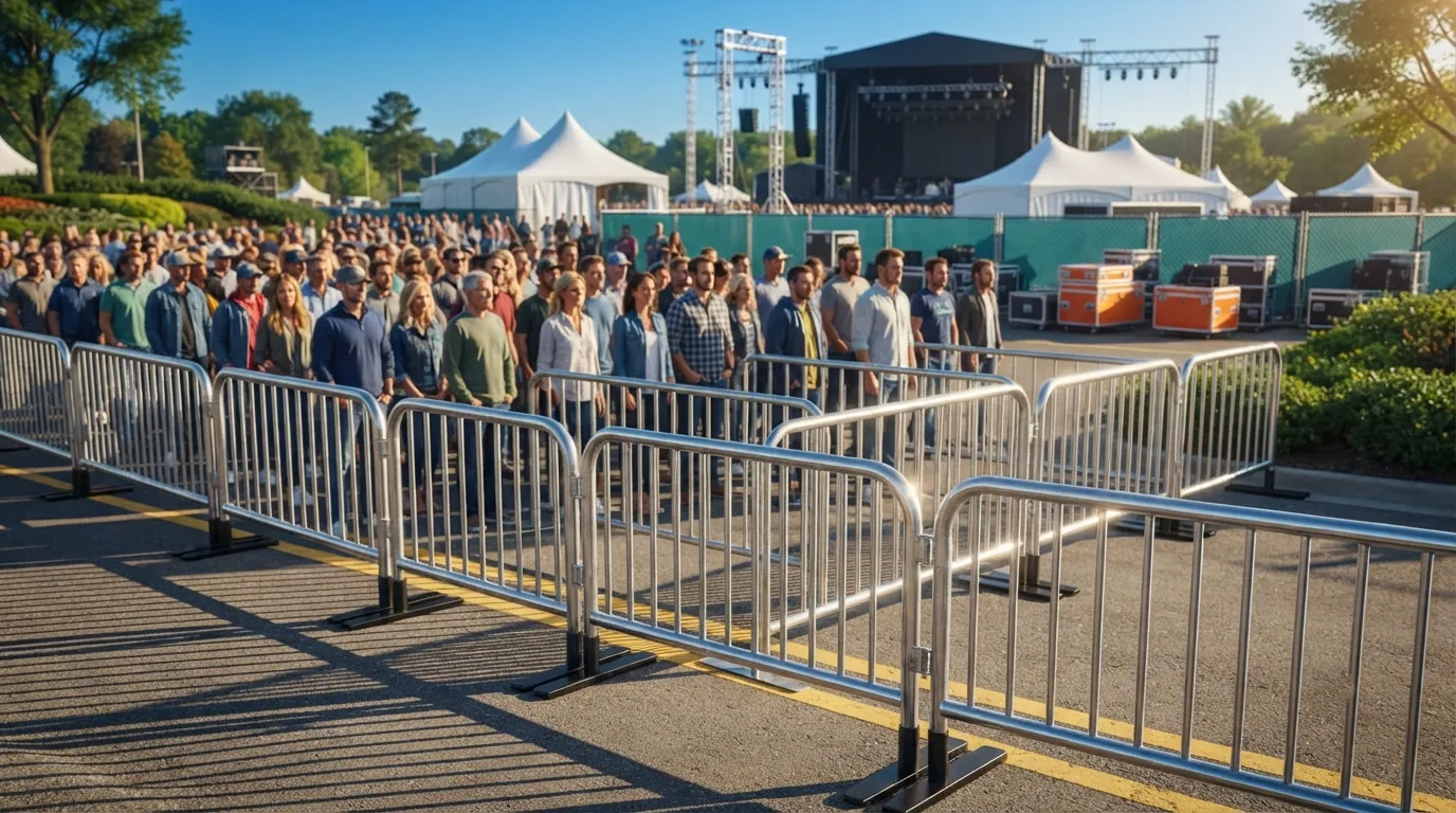 Crowd Control Barrier Rental in Huntington Beach, CA