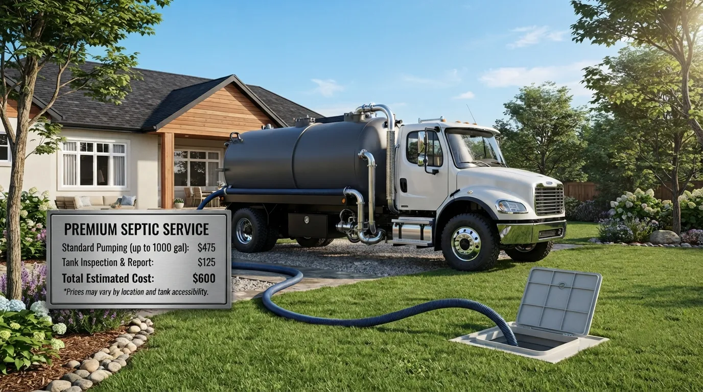 Septic Tank Pumping Cost in Huntington Beach, CA