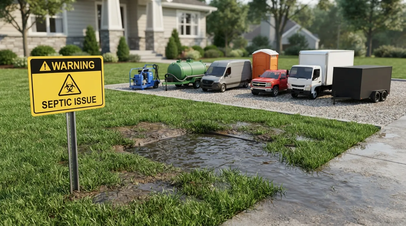Septic Tank Warning Signs in Huntington Beach, CA