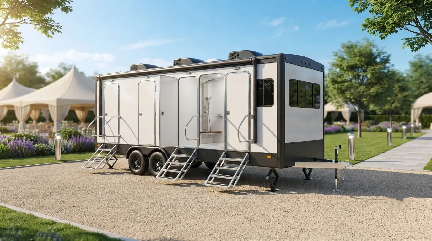 Shower Trailer Rental in Huntington Beach, CA